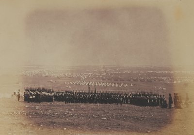 Oberstleutnant Thomas Shadforth und das 57. (West Middlesex) Regiment of Foot, aus einem Album mit 52 Fotografien im Zusammenhang mit dem Krimkrieg von Roger Fenton